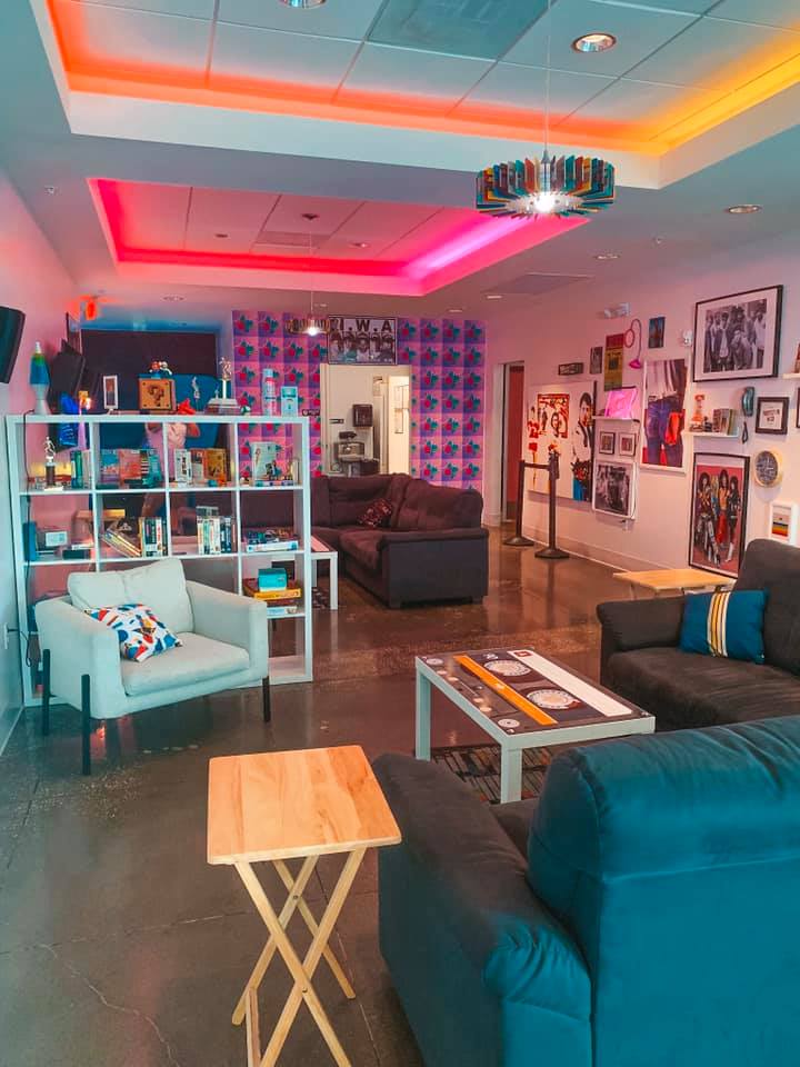 80's and 90's themed room at GenX Tavern in downtown Tampa