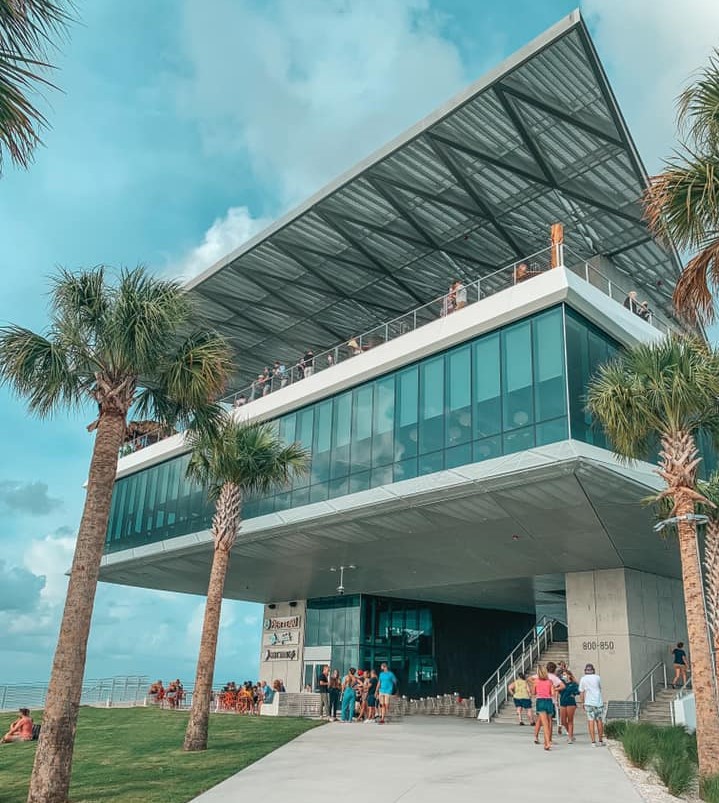 View from outside of the St. Pete Pier