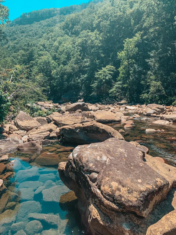 Beautiful North Chick Blue Hole in Chattanooga