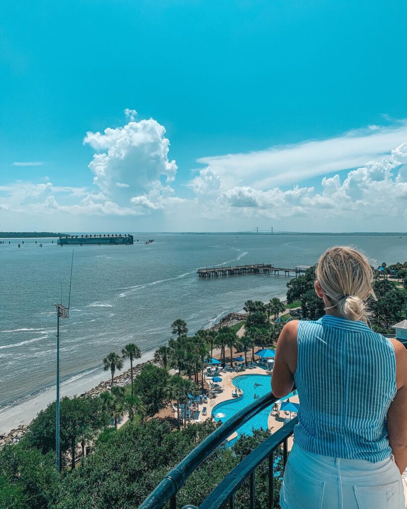 View from the top of St Simons Island Lighthouse