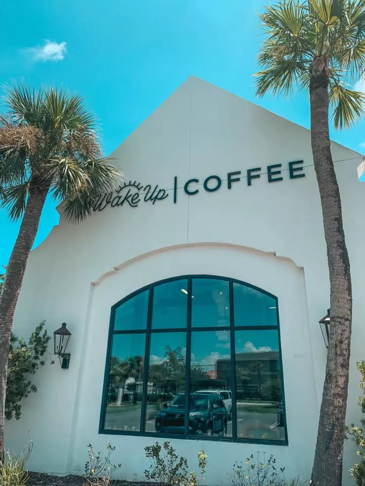 Wake up coffee on St Simons Island Georgia