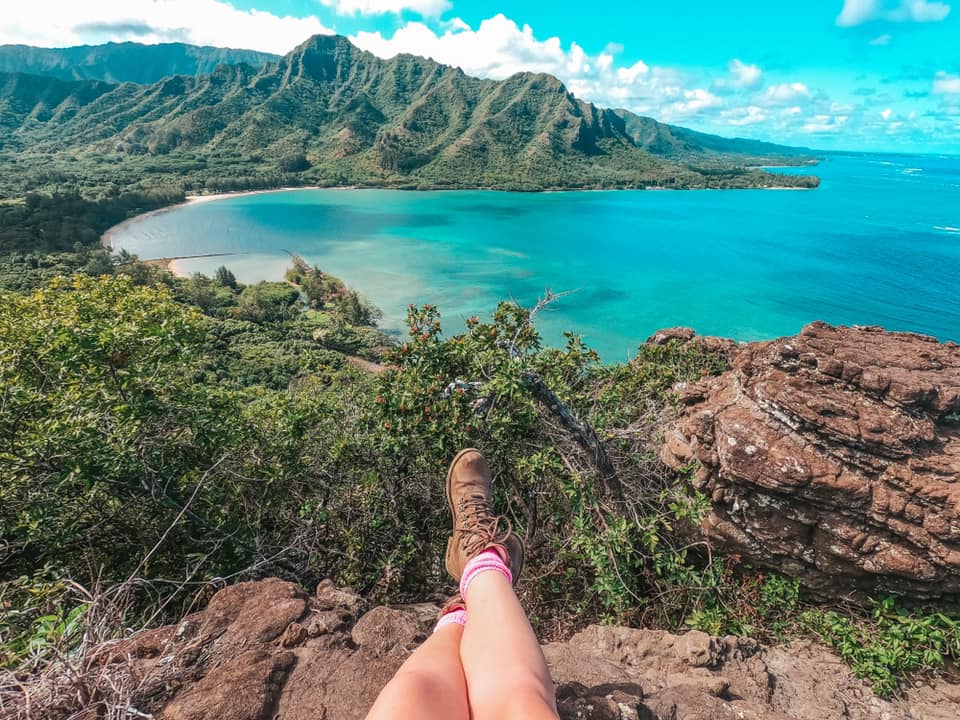 Crouching Lion hike views in Oahu