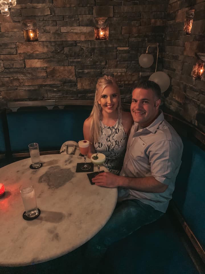 Couple enjoying craft cocktails at Ciro's in Tampa