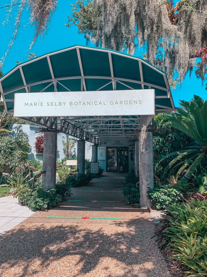 Marie Selby Botanical Garden entrance