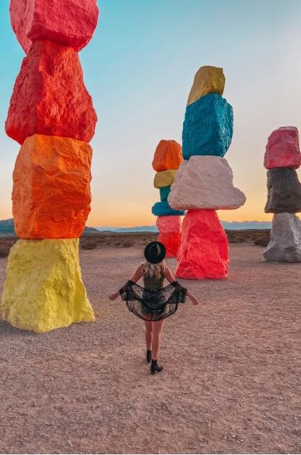Seven Magic Mountains in Las Vegas
