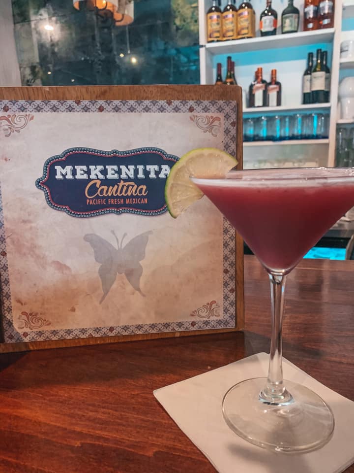Beautiful cocktail at Mekenita Cantina located in Seminole Heights
