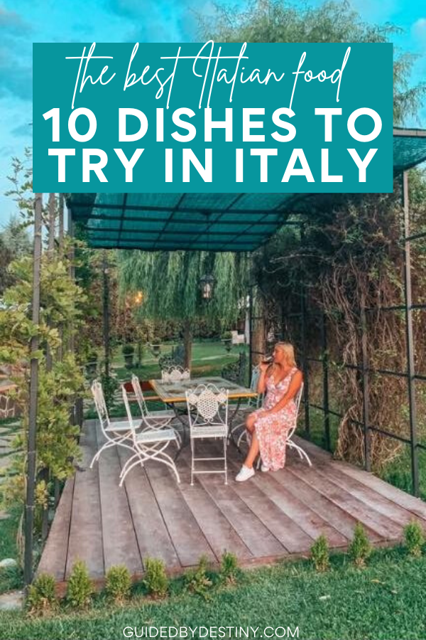 dishes to try in Italy