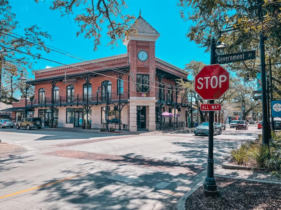 View of Government Springs in Ocean Springs Mississippi