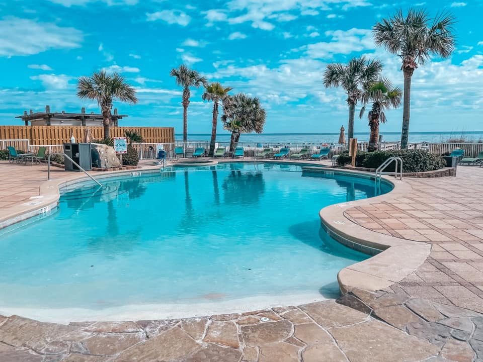 Views of the pool area at Holiday Inn Express Orange Beach