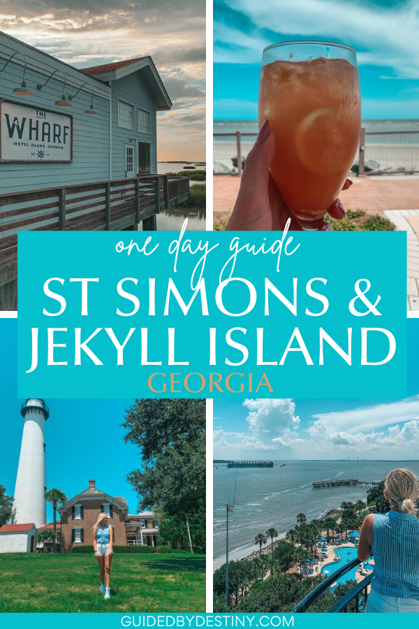one day guide for st. simons and jekyll island Georgia