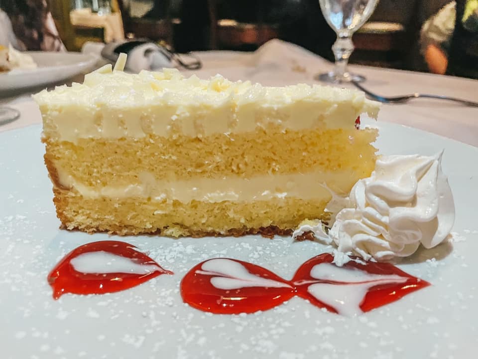 Limoncello cake from Gratzzi in downtown St. Pete