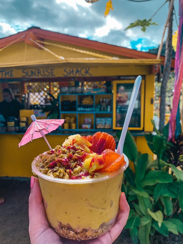 Best acai bowl North Shore from Sunrise Shack