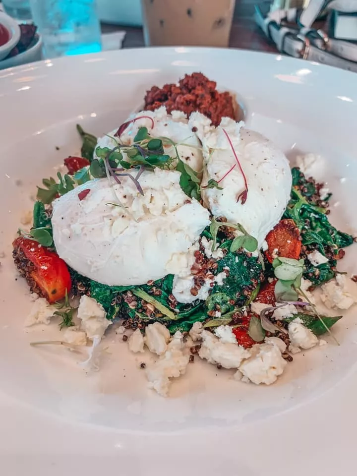 Power bowl breakfast from the library in downtown St. Pete