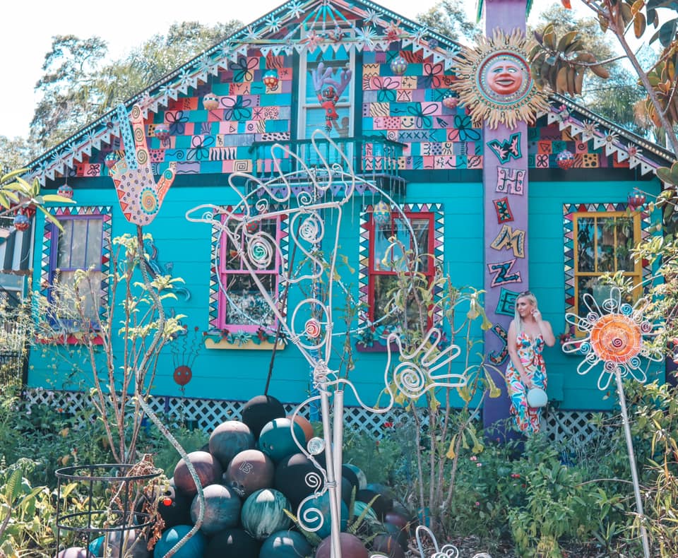 Fun, brightly colored Whimzeyland in downtown safety harbor