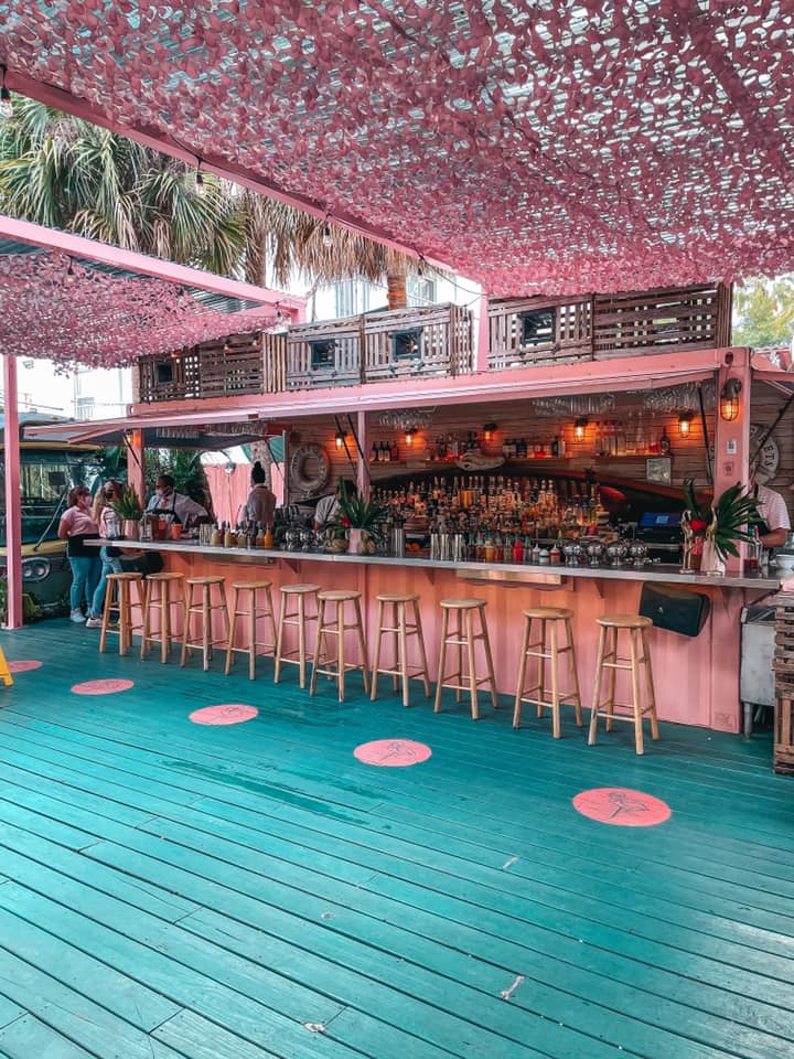 Casa Florida, beautiful pink restaurant in Miami
