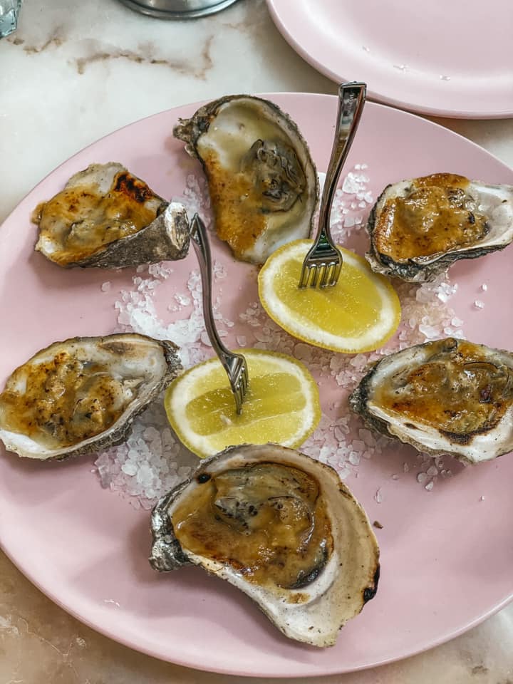 Grilled oysters from Casa Florida in Miami
