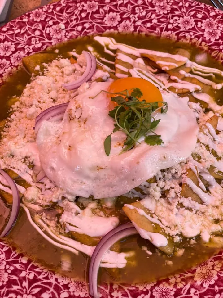 Chilaquiles from Little Hen in Miami