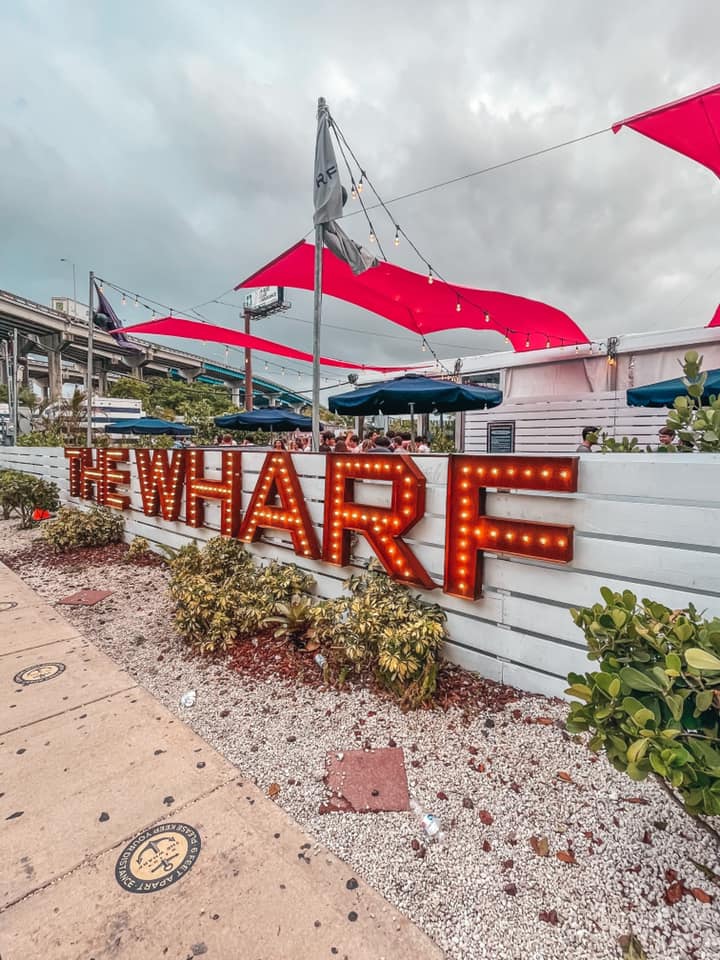 Fun restaurant The Wharf Miami 