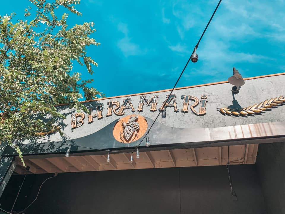 Bhamari signage Asheville travel guide