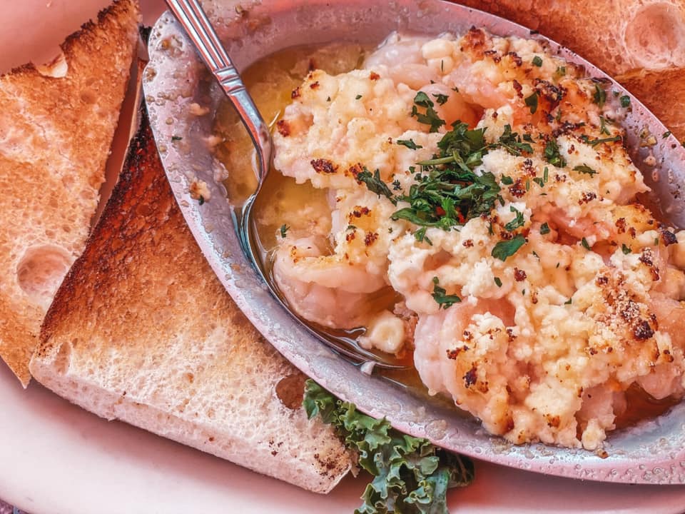 Shrimp feta fondue with toast from JD's in Indian Rocks Beach