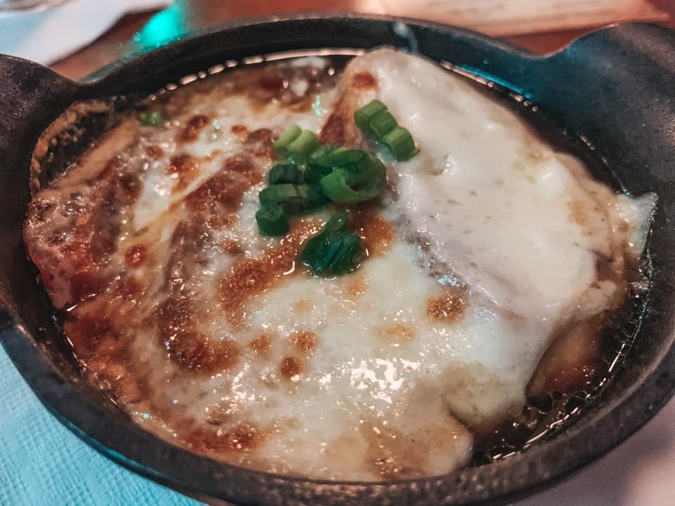 French onion soup from Pack's Tavern