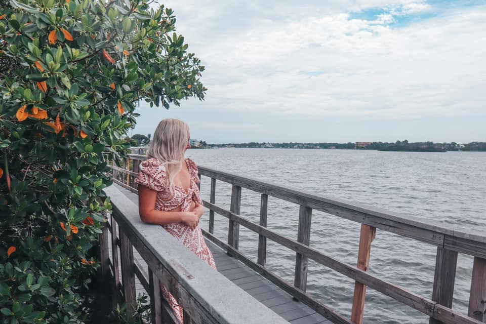 Boardwalk with views of the inter coastal