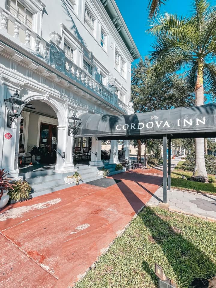 Entrance to Cordova Inn in downtown St. Pete