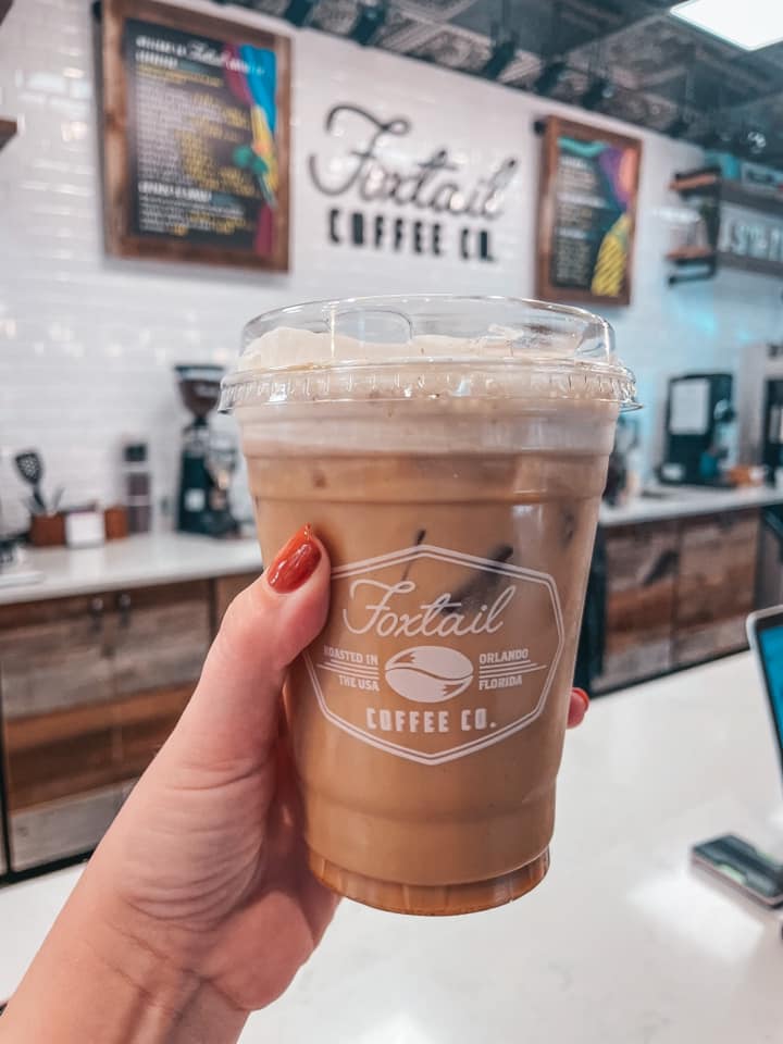 Foxtail Coffee iced latte