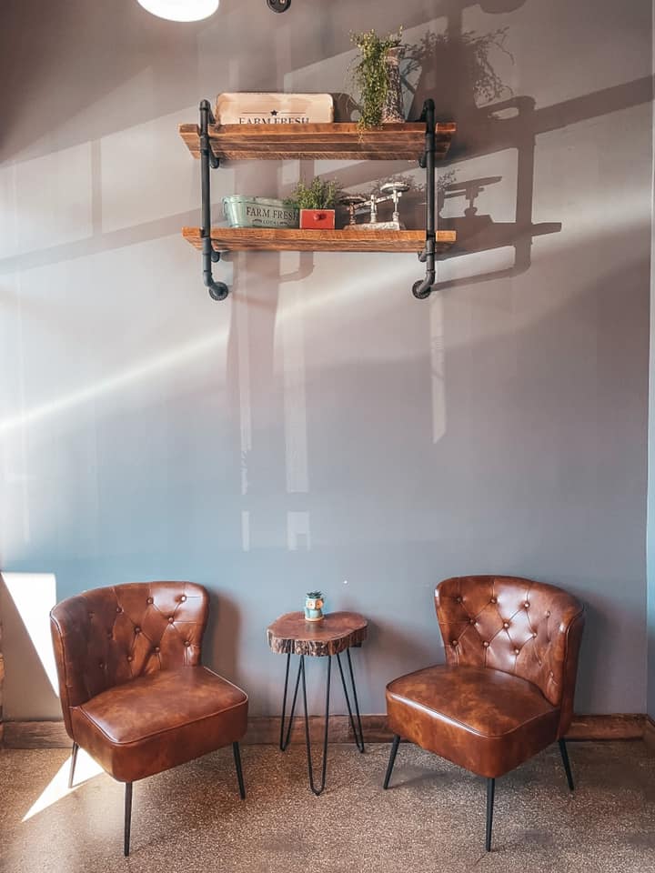 lounge area of Foxtail coffee shop in St. Pete