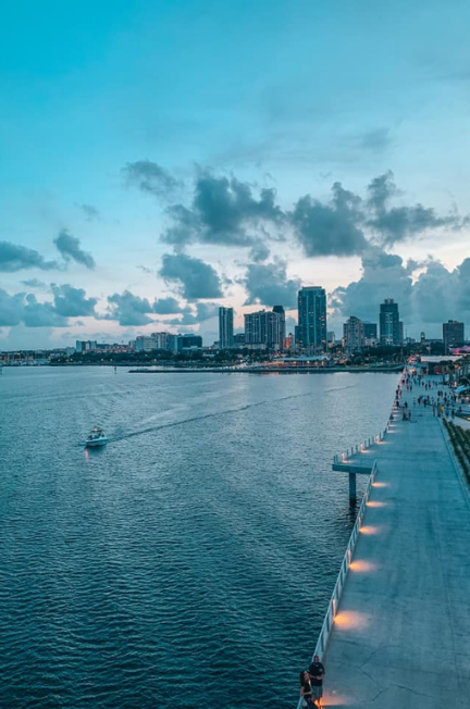 Views from one of the best rooftop bars in downtown St. Pete