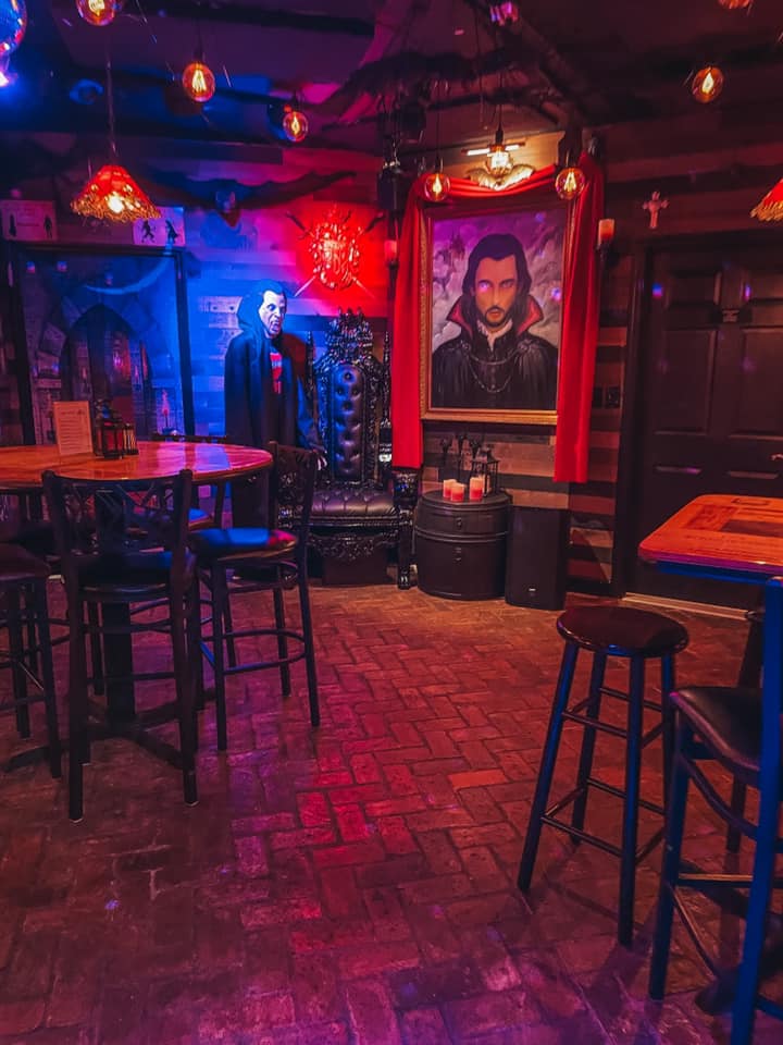 Draculas wine bar in downtown St. Pete