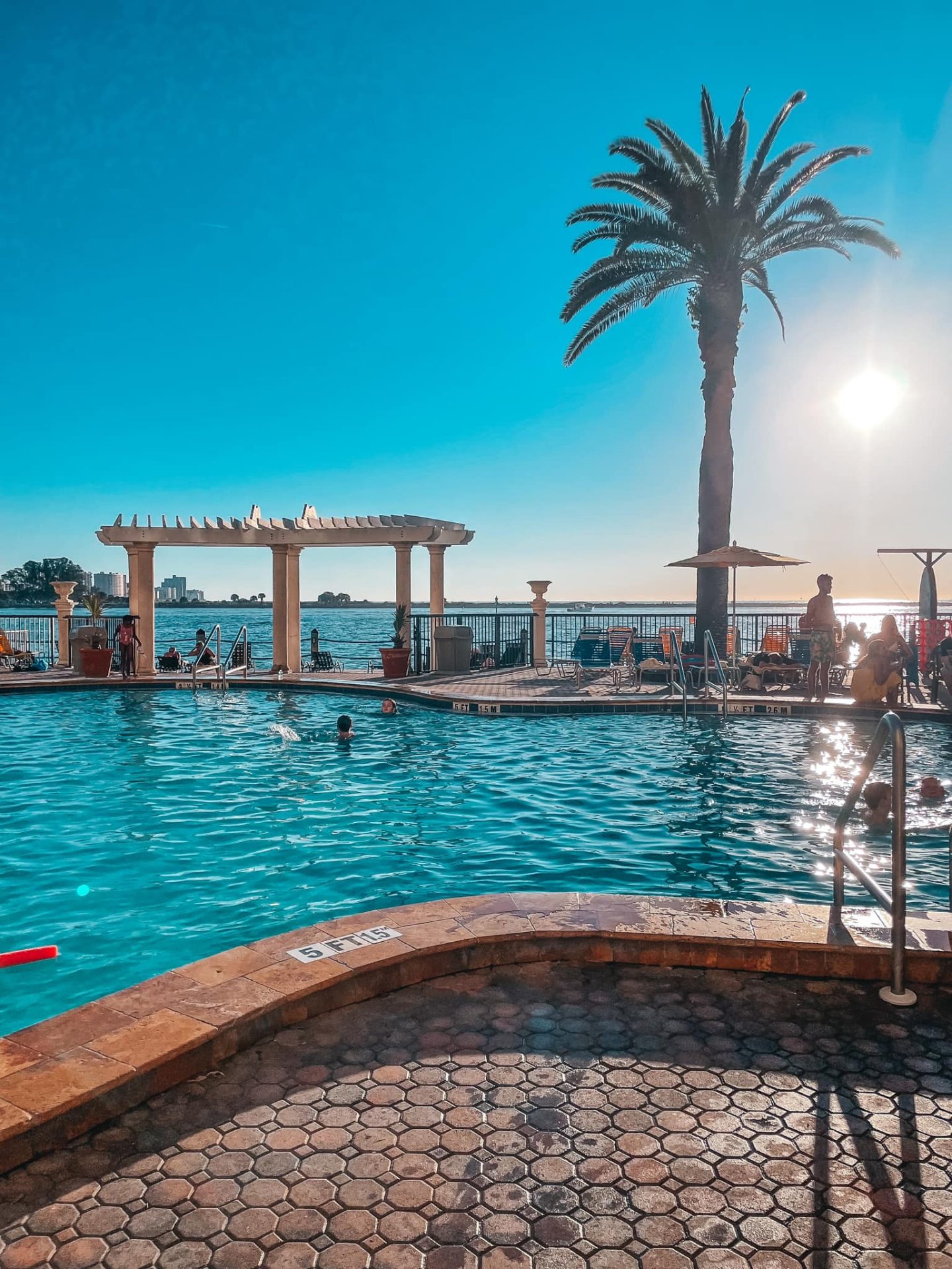 Holiday Inn Clearwater Beach on a sunny day