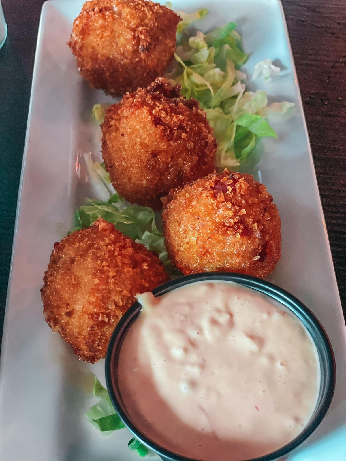 Boxer Balls from Brown Boxer restaurant in Clearwater Beach