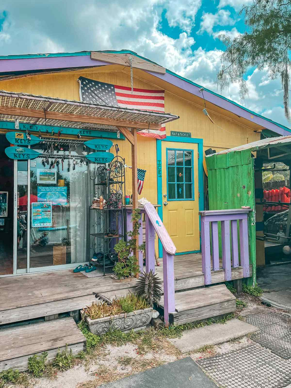 Kayak Shack at Weeki Wachee Springs Florida