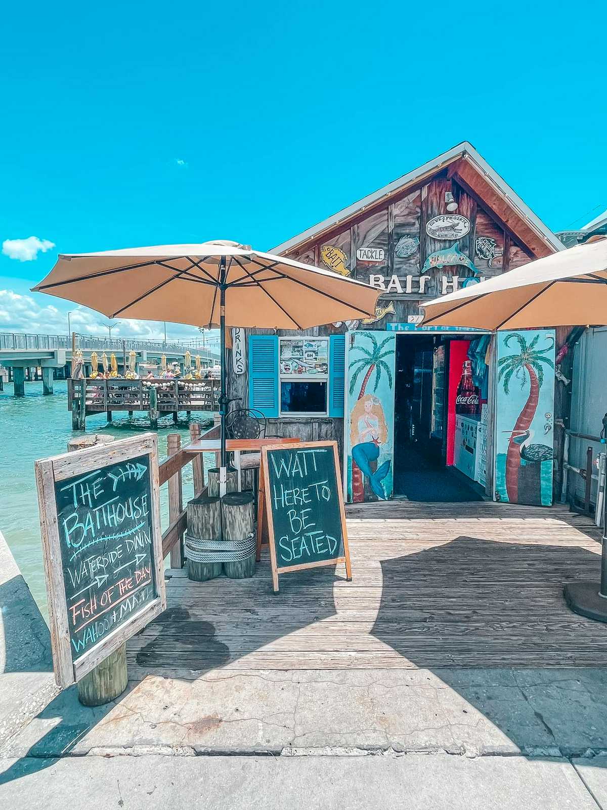 Bait House entrance on Clearwater Beach