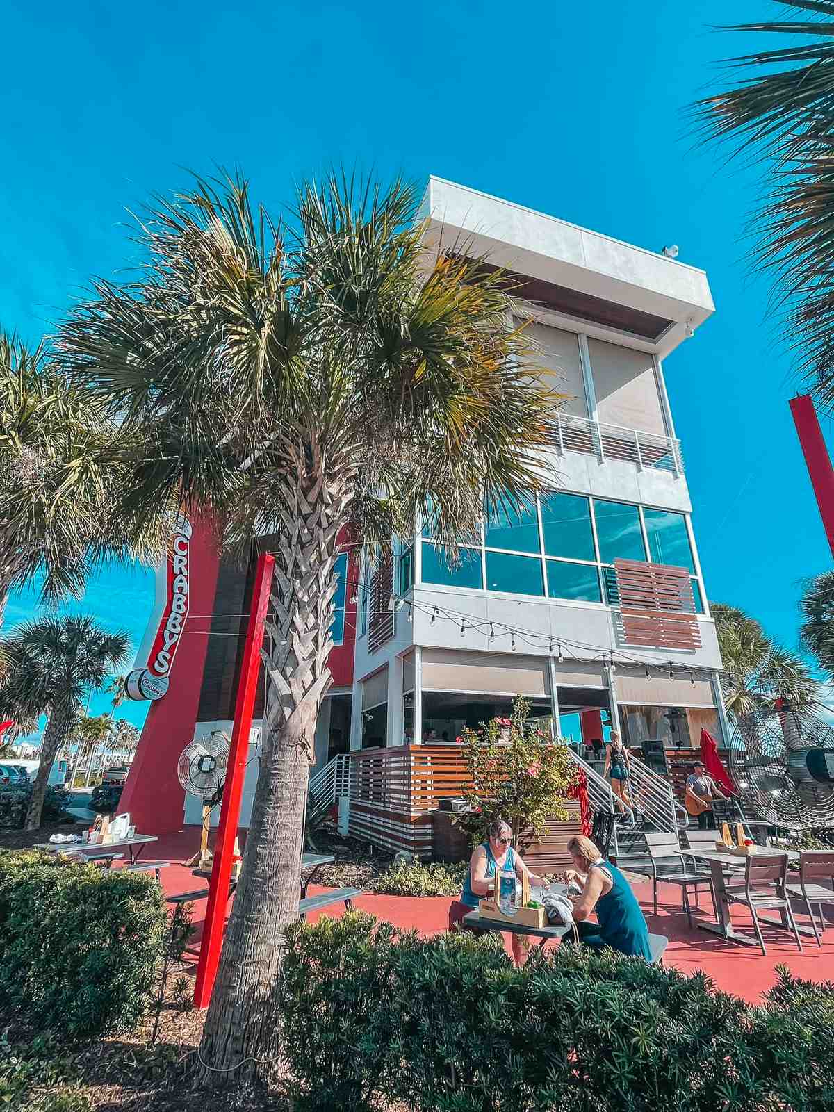 Crabby's Dockside restaurant on Clearwater Beach