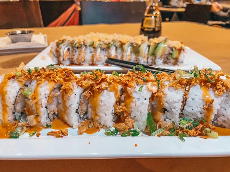Sushi roll from Sushi Alive in Westchase