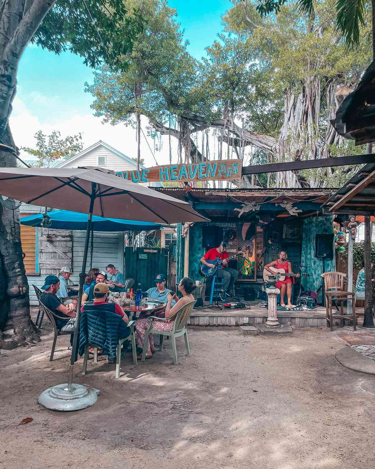 Blue Heaven restaurant in Key West