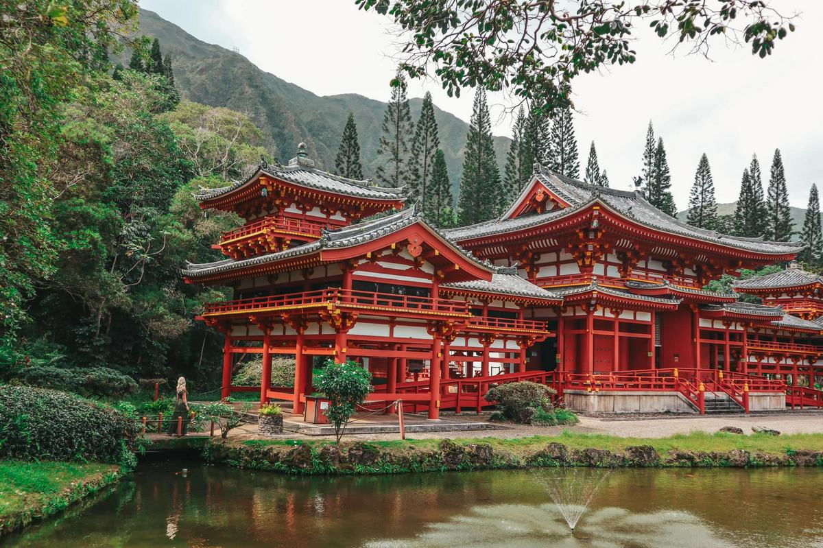 Byodo In Temple in Kaneohe Oahu