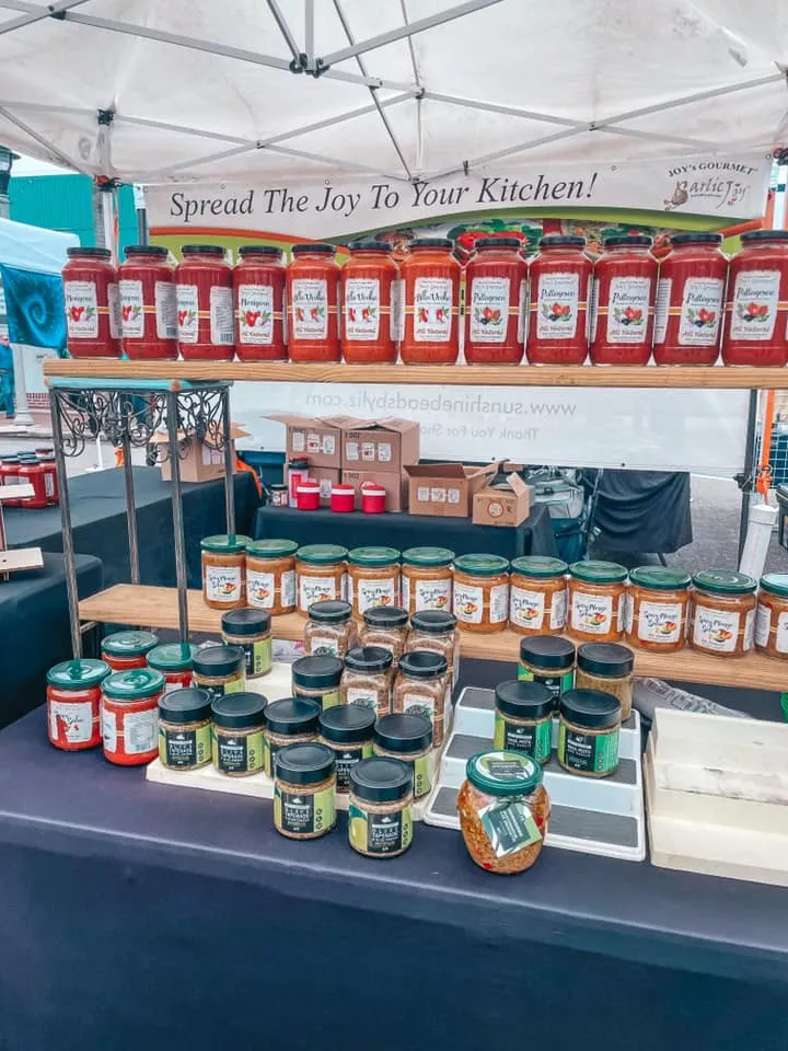 Sauces and seasonings from the Corey Avenue Market in St. Pete Beach