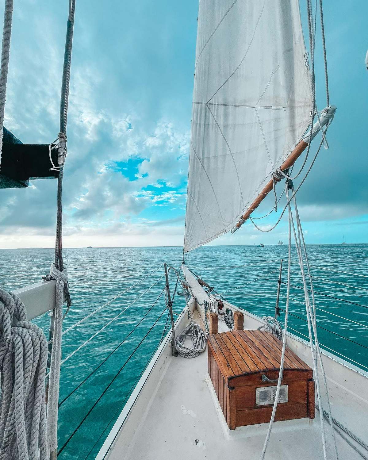 Front of Danger Charters sail boat, one of the best things to do in Key West