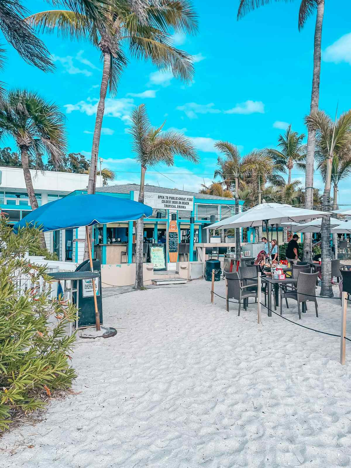 Bongos Beach bar on St. Pete Beach