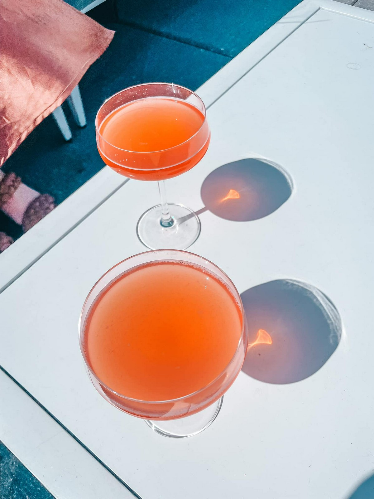 Cocktails from Rox rooftop, rooftop bar in tampa