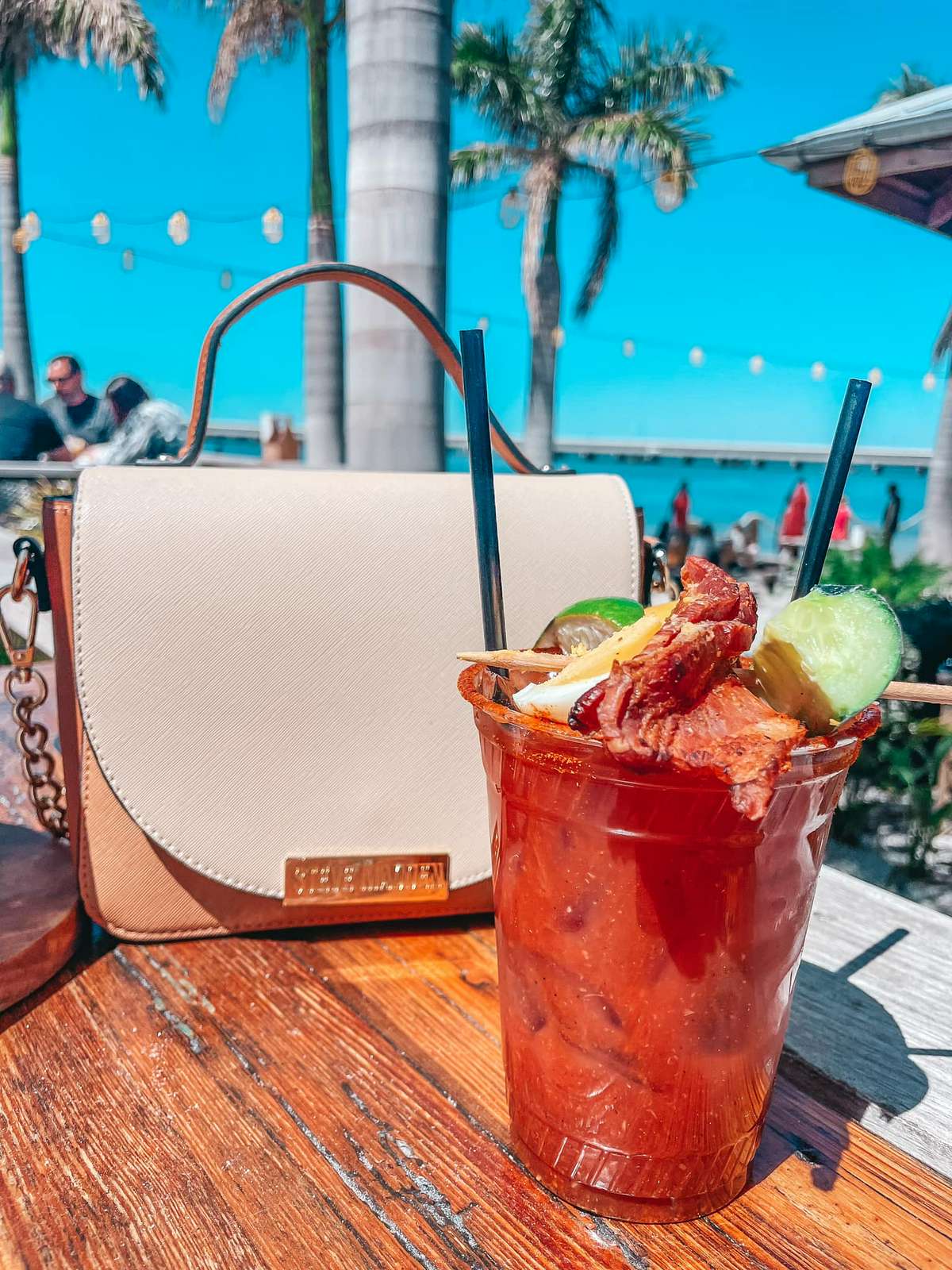 Bloody mary from Salt Shack on the Bay in Tampa