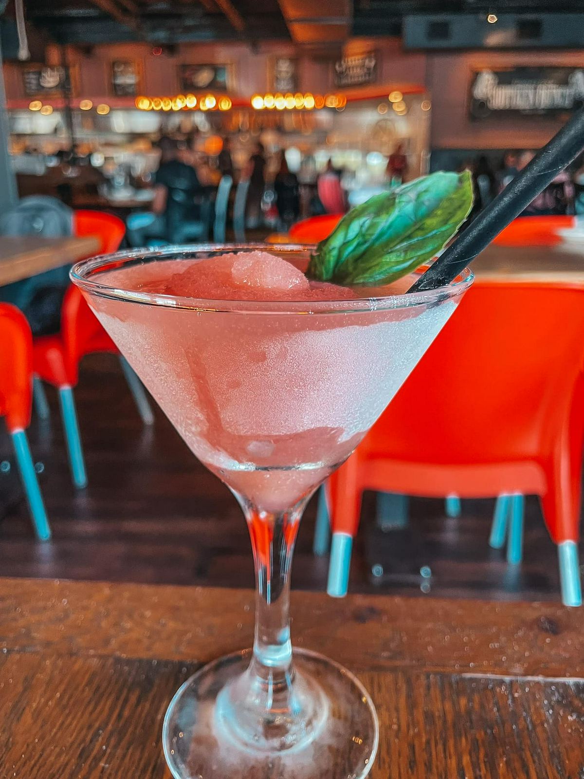 Nobel Crust in downtown St. Pete frozen martini