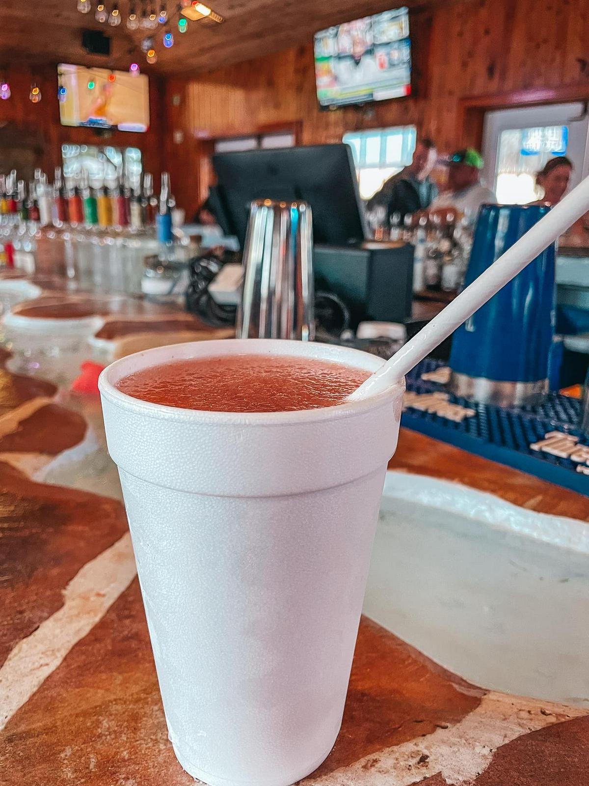 Drink from Undertow Beach Bar in St. Pete Beach