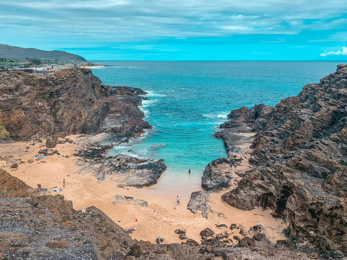 Cockroach Cove in Oahu