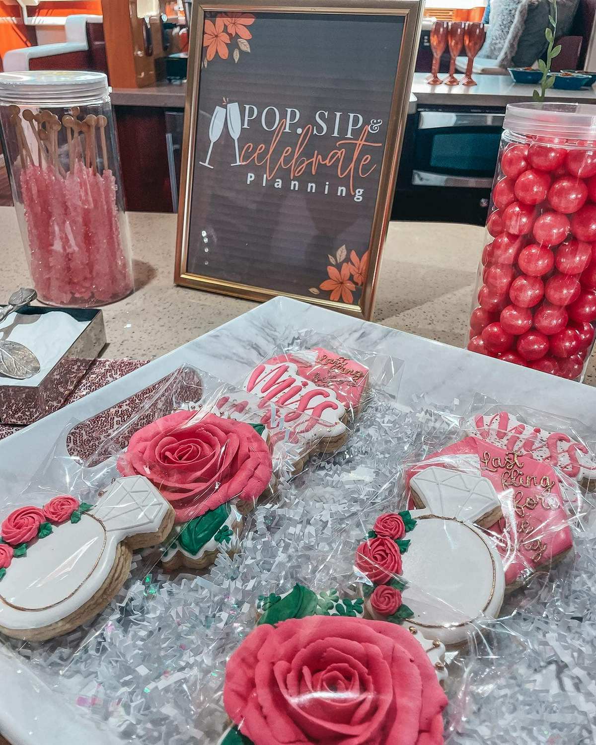 bachelorette sugar cookies in clearwater beach