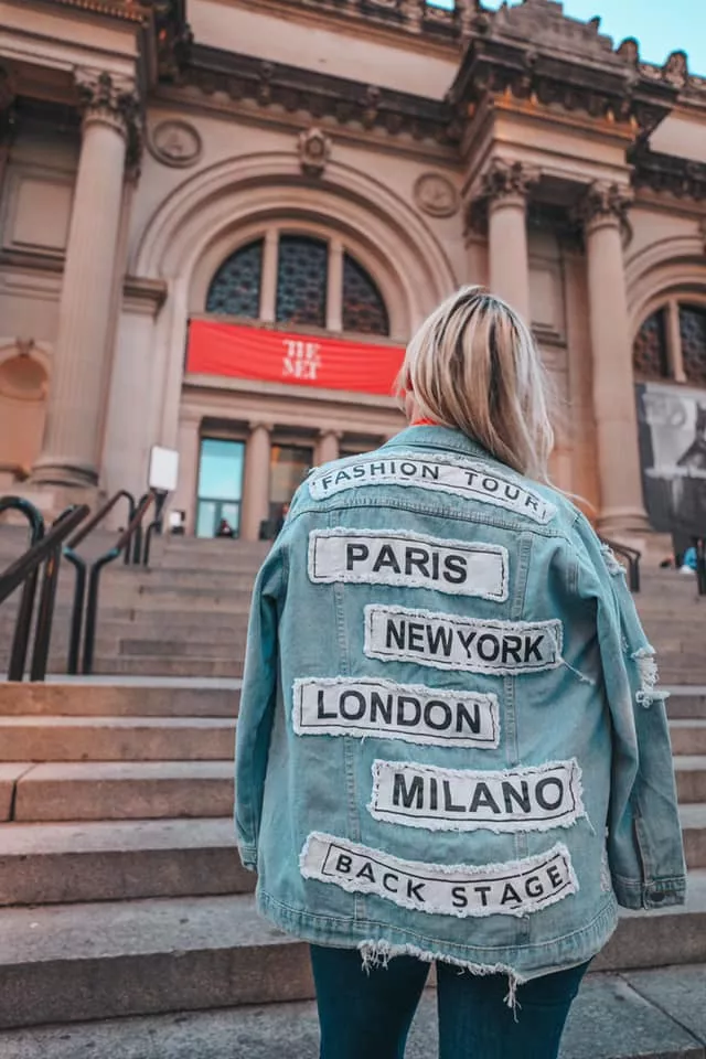 Aesthetic photo in front of the MET in New York City