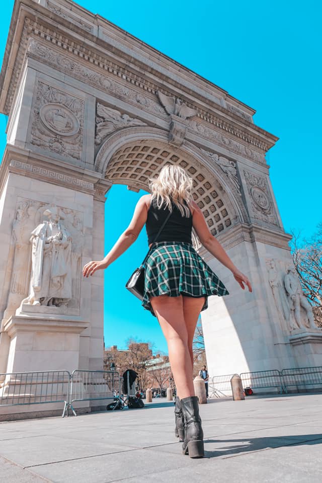 Washington Square arch in NYC